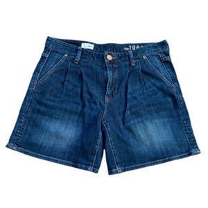 Inseam Dark Wash Mom Short